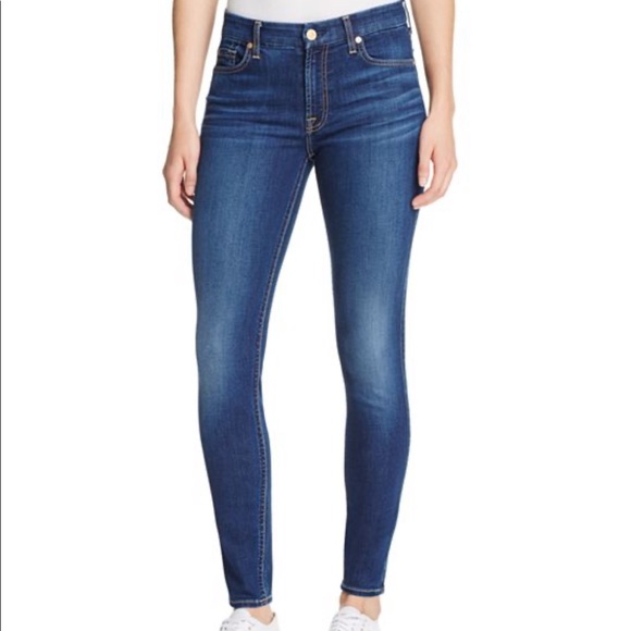7 For All Mankind Denim - 7 for all mankind the ankle skinny jeans
